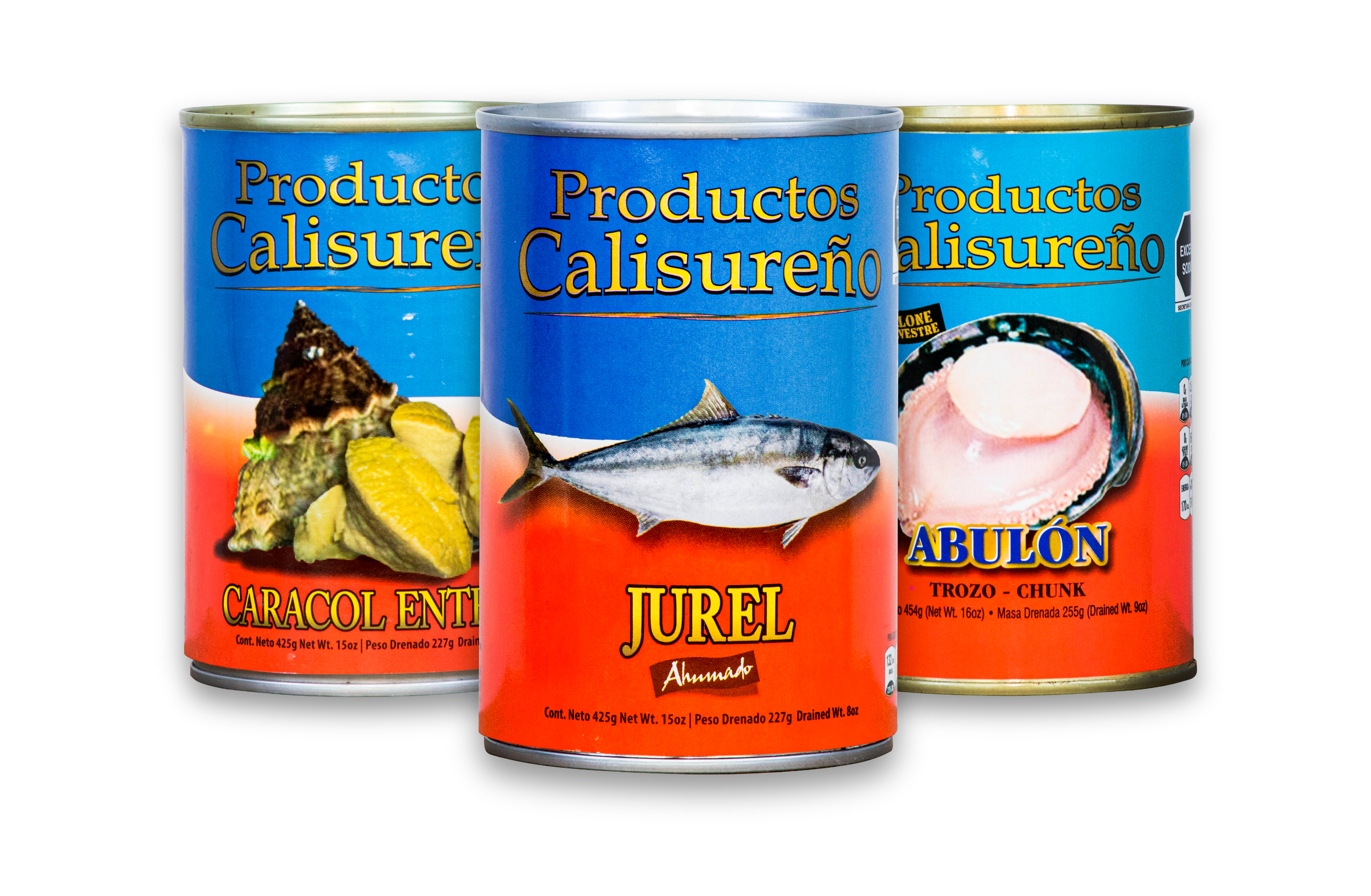 Abulón, caracol, bonito y jurel enlatados - Mariscos premium de Baja California Sur - Cooperativa Leyes de Reforma